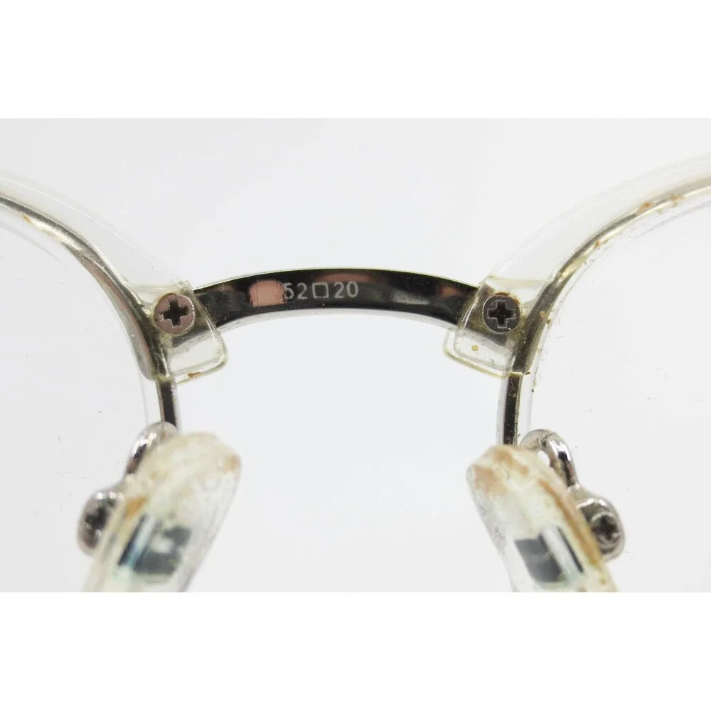 Original Penguin OG 9003 CRIST Clear Silver Round Eyeglasses Frames 52-20-140